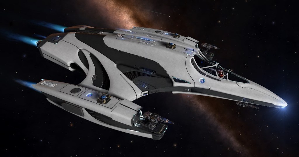 Image of the Imperial Courier from Elite Dangerous